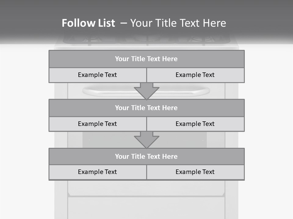 Kitchen Gasstove Utensil PowerPoint Template