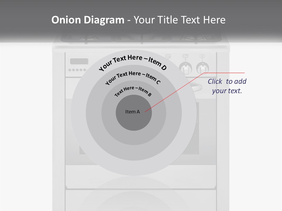 Kitchen Gasstove Utensil PowerPoint Template