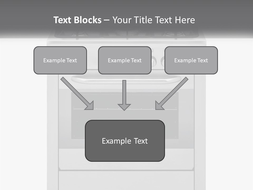 Kitchen Gasstove Utensil PowerPoint Template
