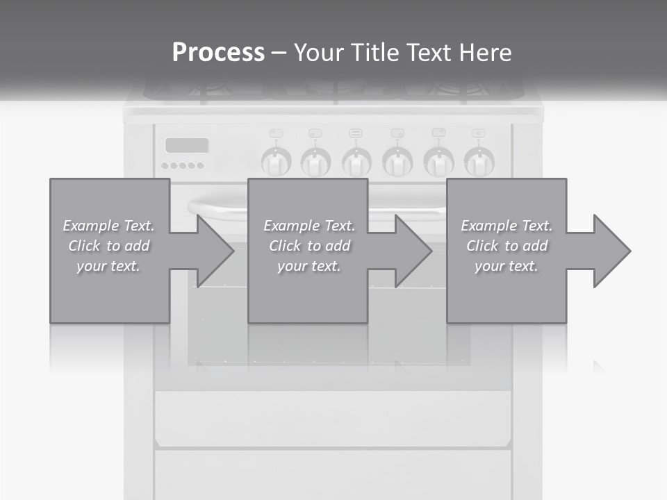 Kitchen Gasstove Utensil PowerPoint Template