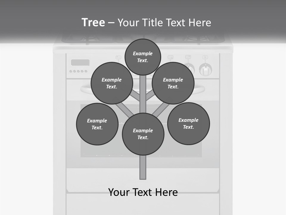Kitchen Gasstove Utensil PowerPoint Template