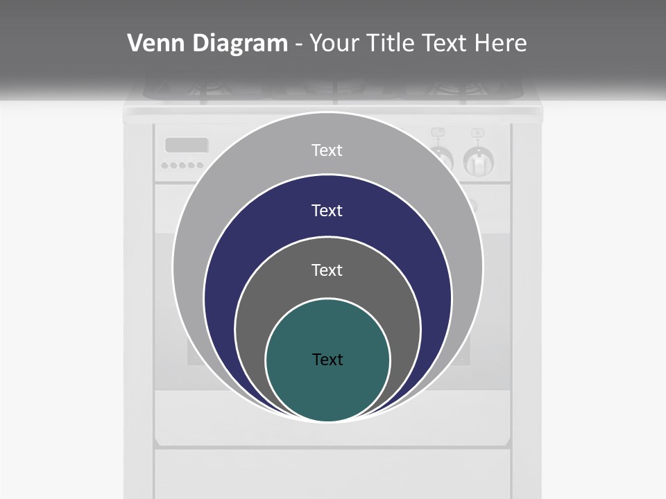 Kitchen Gasstove Utensil PowerPoint Template