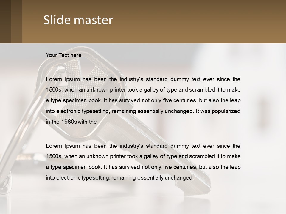 Loan Ownership Rent PowerPoint Template