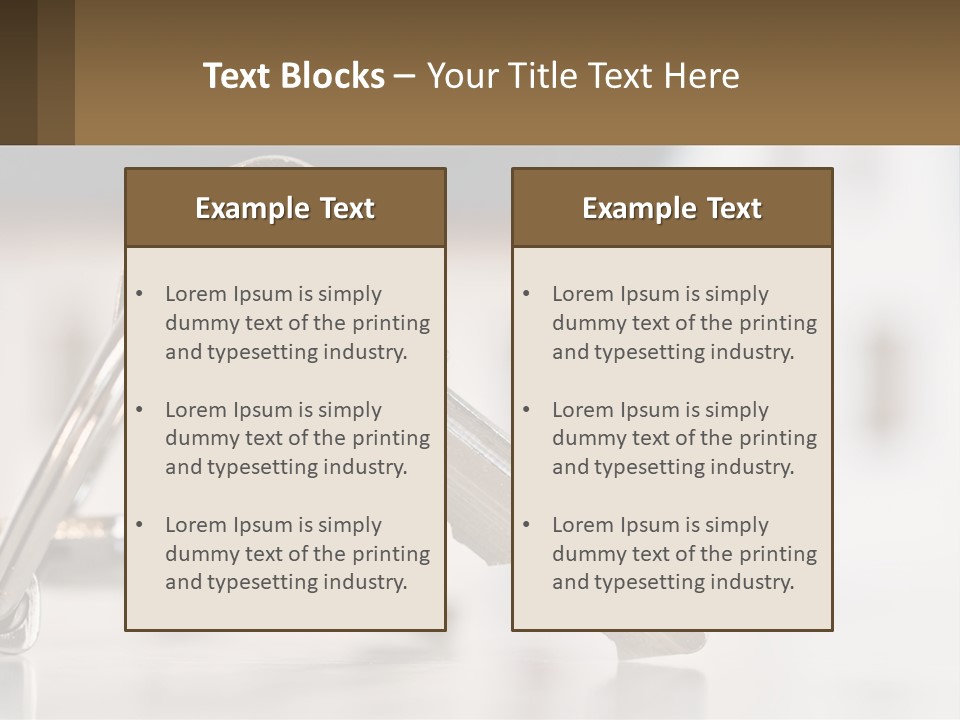 Loan Ownership Rent PowerPoint Template