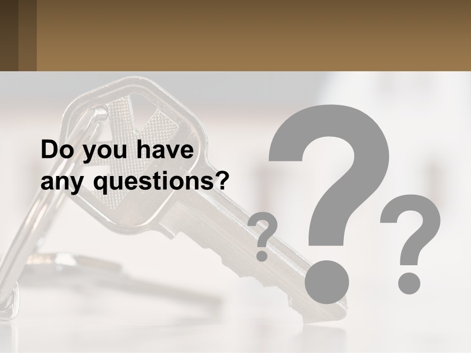 Loan Ownership Rent PowerPoint Template