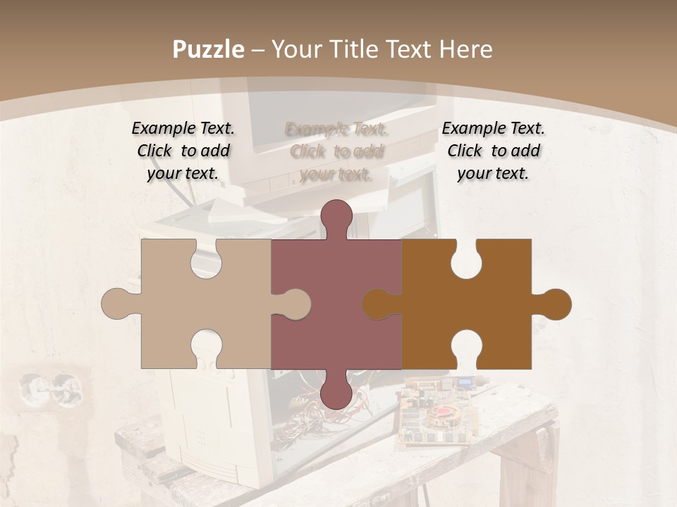 Garbage Business Pile PowerPoint Template