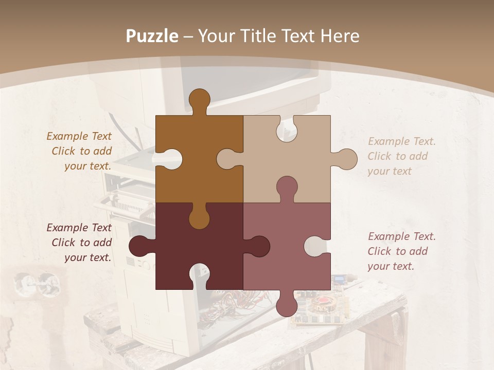 Garbage Business Pile PowerPoint Template