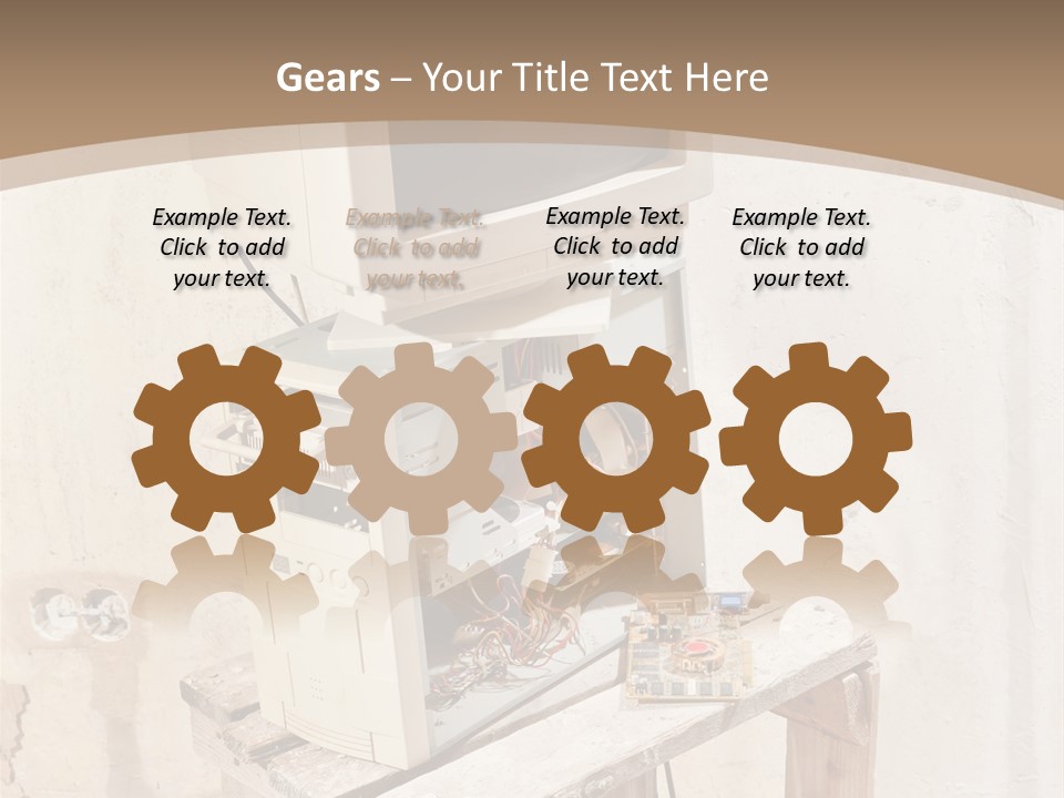 Garbage Business Pile PowerPoint Template