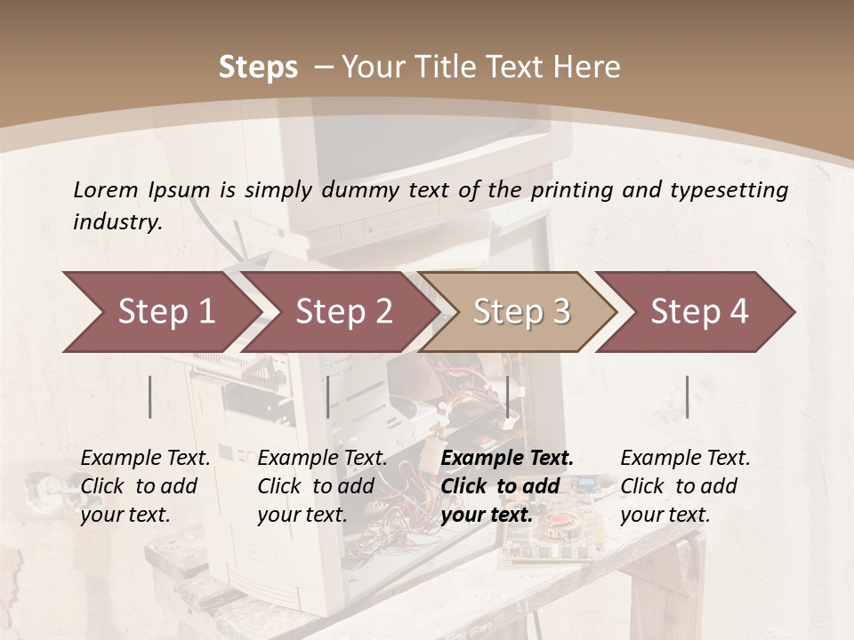 Garbage Business Pile PowerPoint Template