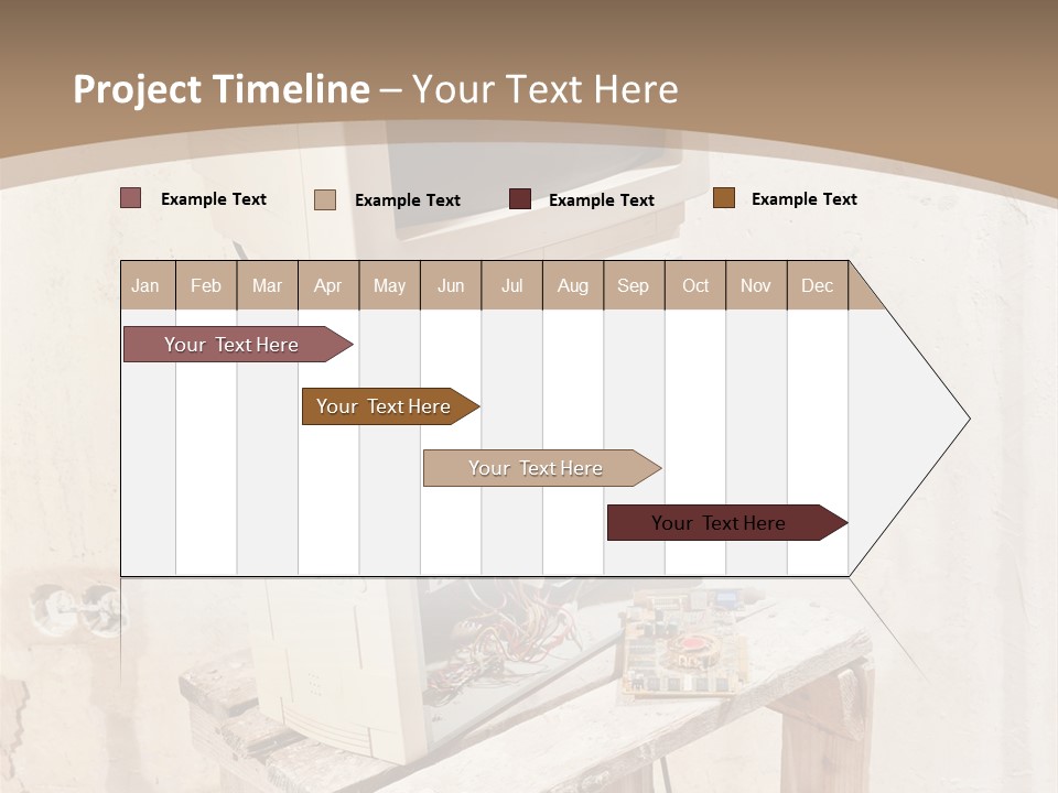 Garbage Business Pile PowerPoint Template