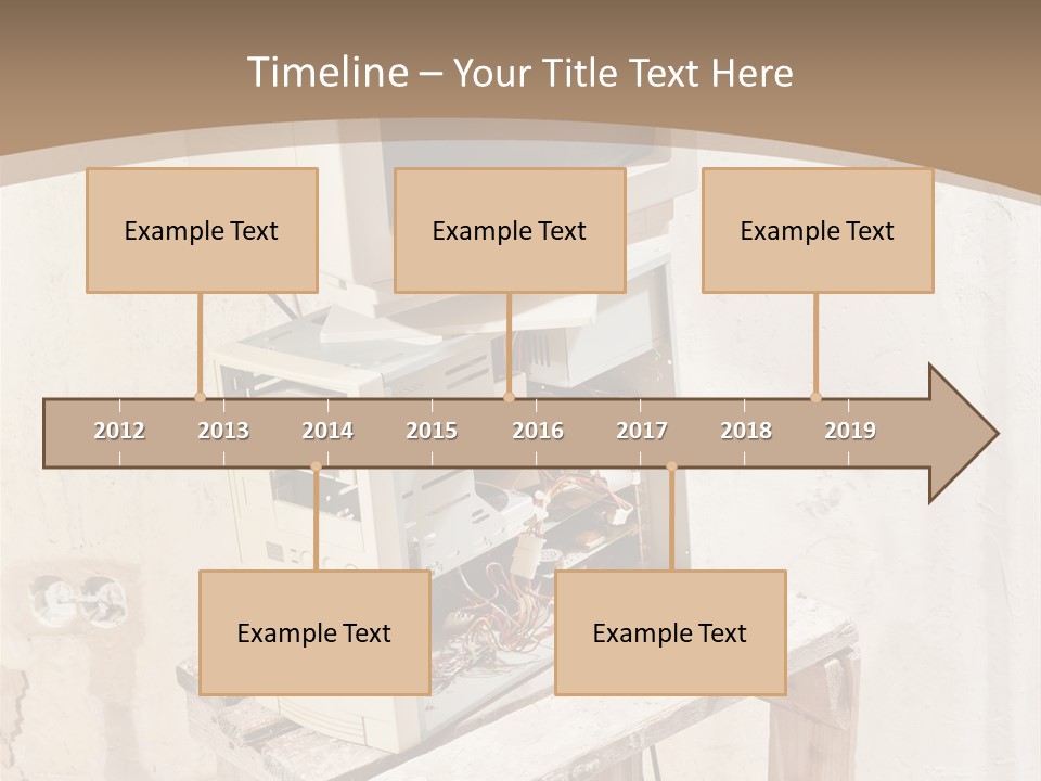Garbage Business Pile PowerPoint Template