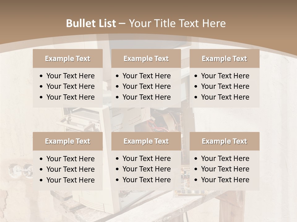 Garbage Business Pile PowerPoint Template