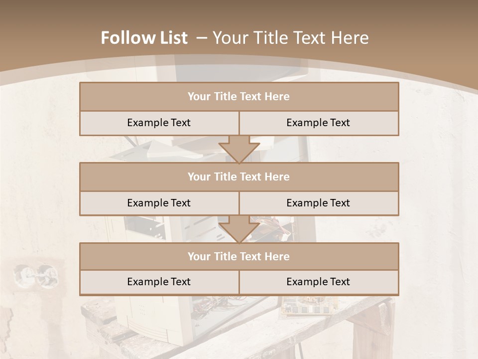 Garbage Business Pile PowerPoint Template