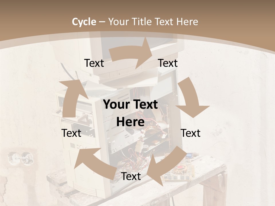 Garbage Business Pile PowerPoint Template