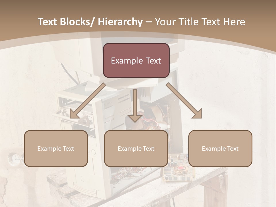Garbage Business Pile PowerPoint Template