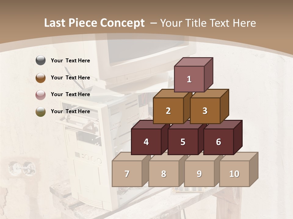 Garbage Business Pile PowerPoint Template