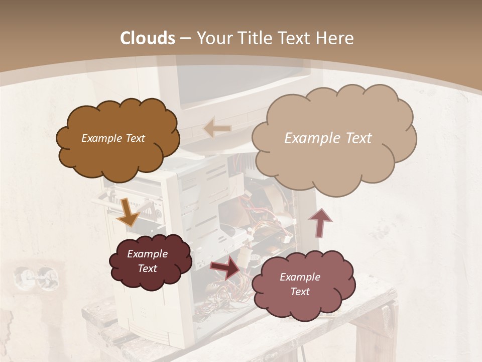Garbage Business Pile PowerPoint Template