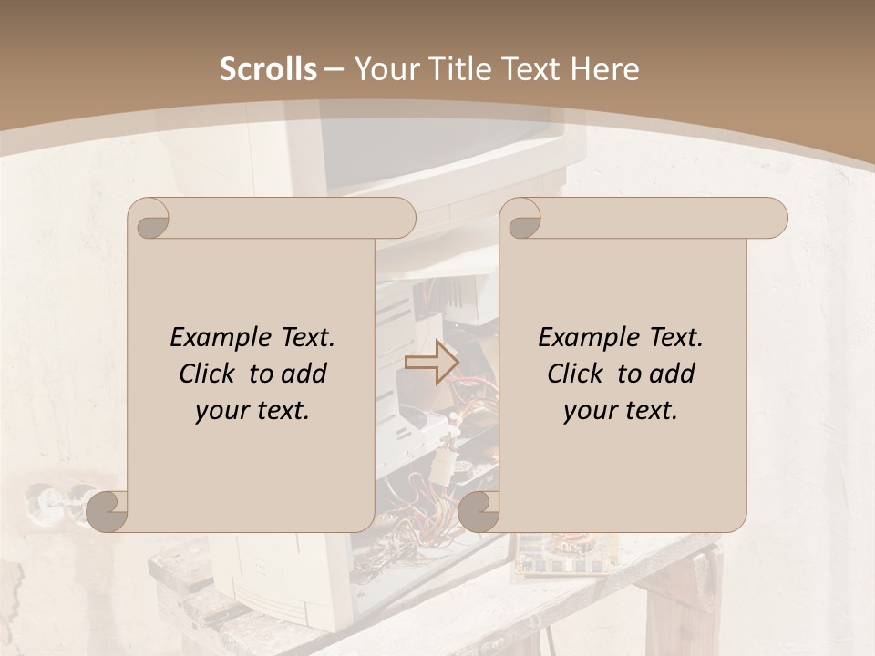 Garbage Business Pile PowerPoint Template