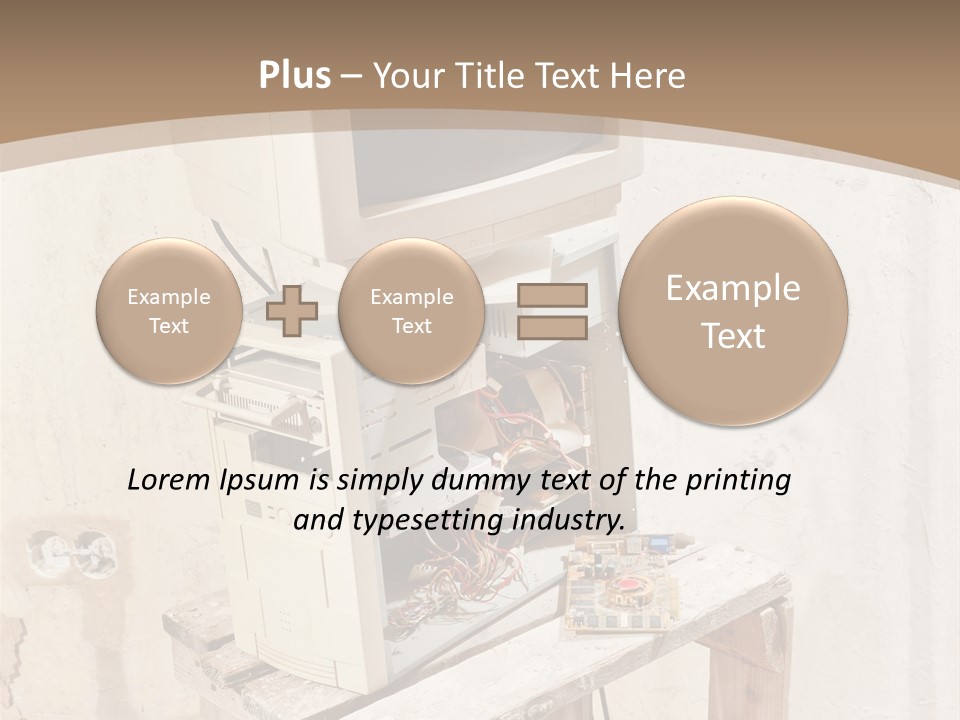 Garbage Business Pile PowerPoint Template