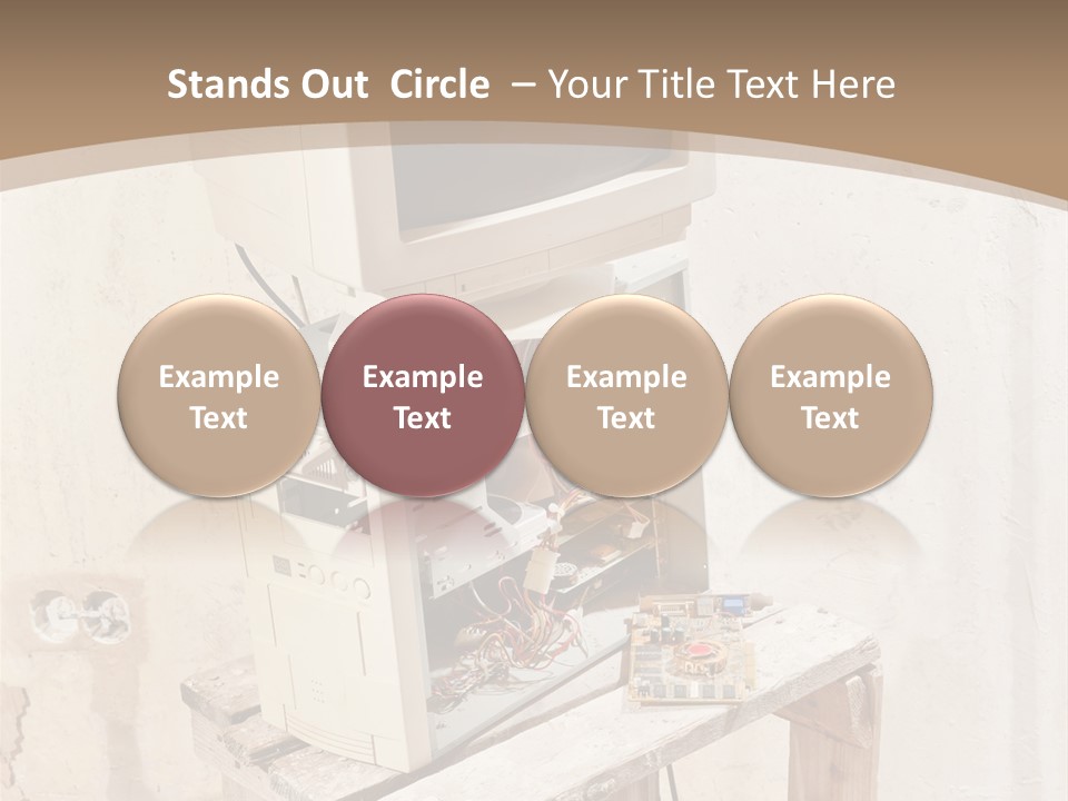 Garbage Business Pile PowerPoint Template