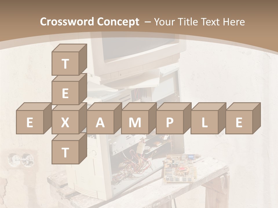 Garbage Business Pile PowerPoint Template