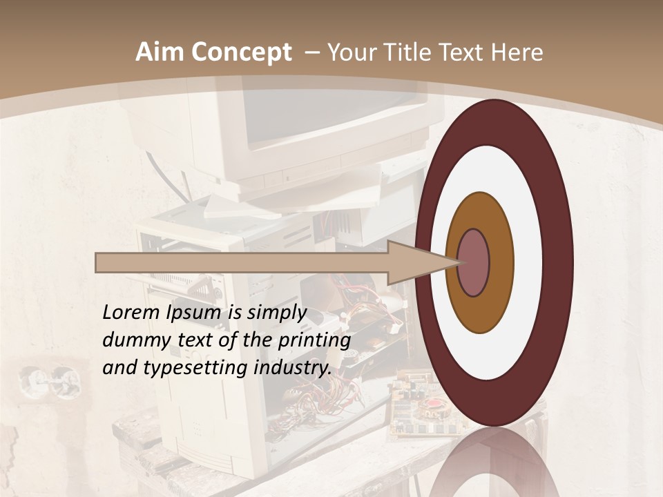 Garbage Business Pile PowerPoint Template