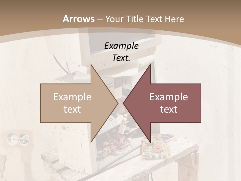 Garbage Business Pile PowerPoint Template
