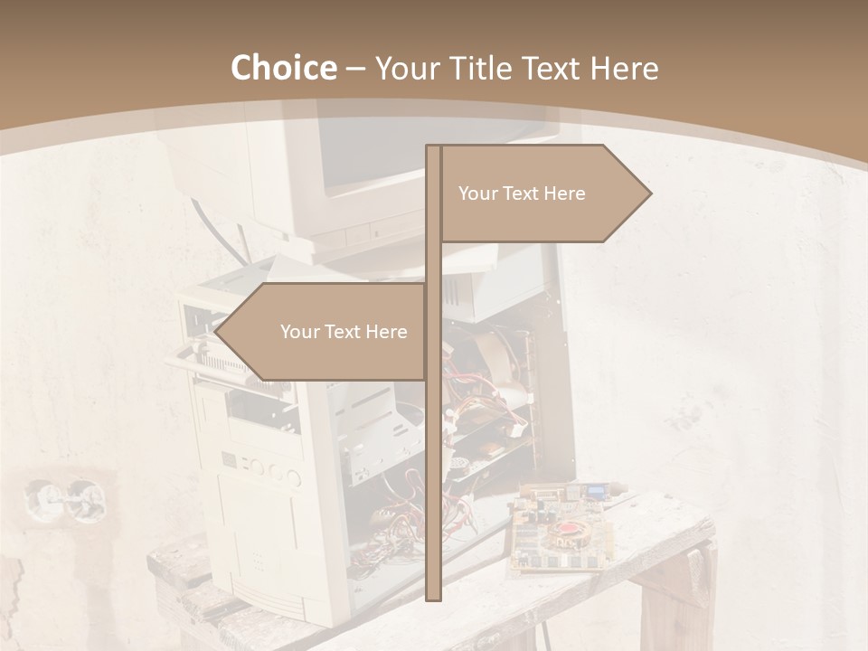 Garbage Business Pile PowerPoint Template