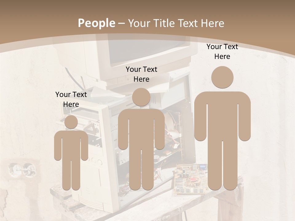 Garbage Business Pile PowerPoint Template