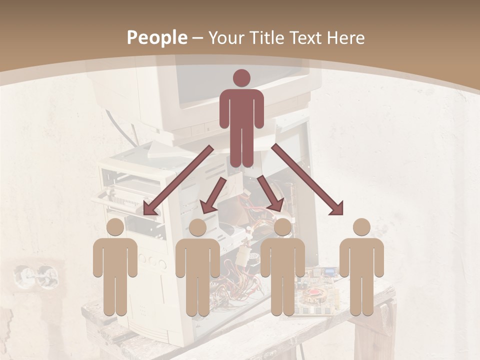 Garbage Business Pile PowerPoint Template