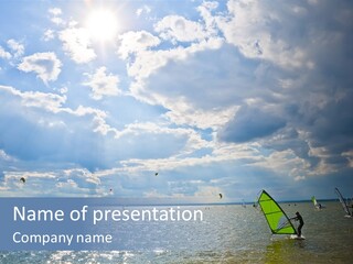 Balance Ocean Sail PowerPoint Template