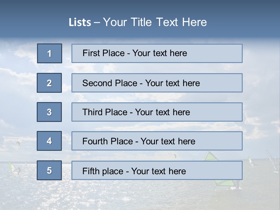 Balance Ocean Sail PowerPoint Template