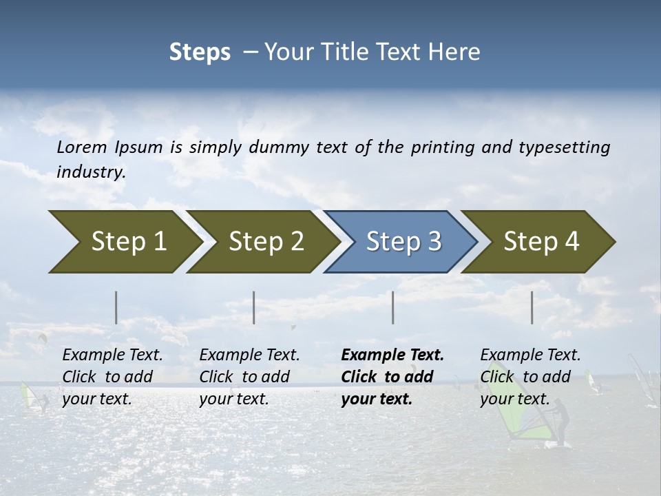 Balance Ocean Sail PowerPoint Template