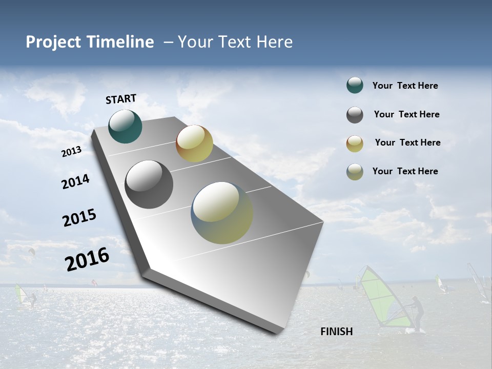 Balance Ocean Sail PowerPoint Template