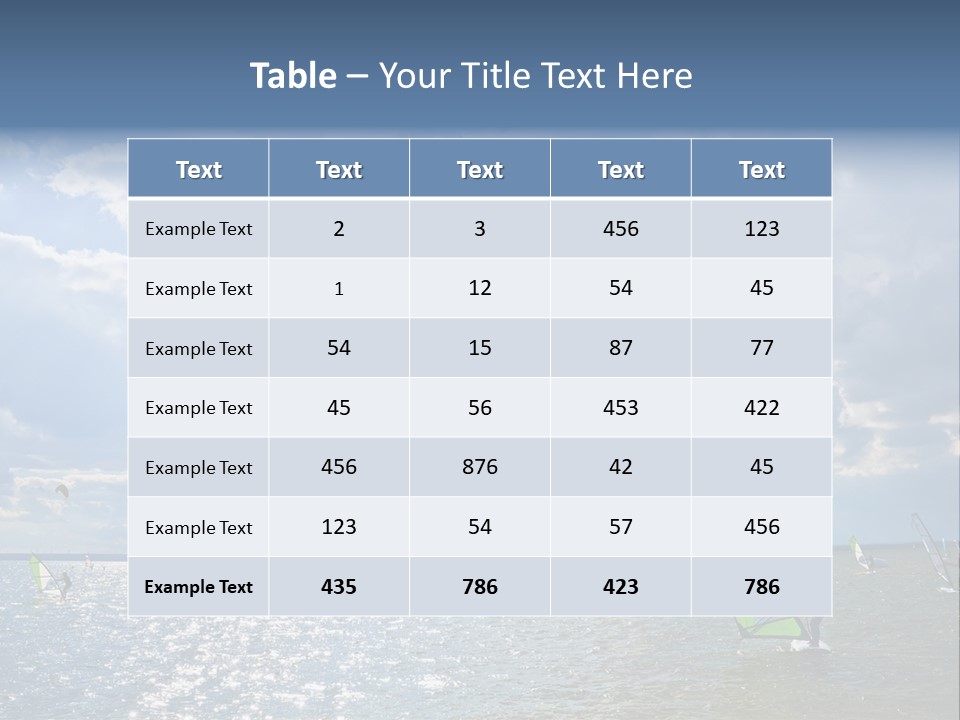 Balance Ocean Sail PowerPoint Template