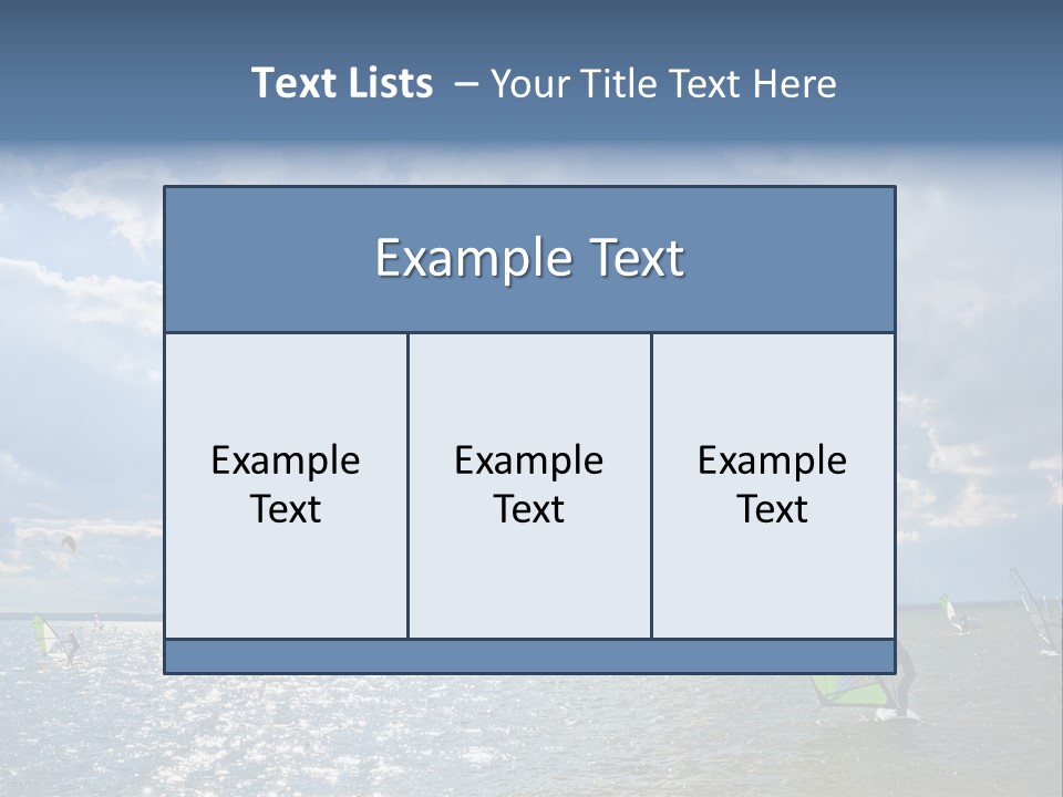 Balance Ocean Sail PowerPoint Template