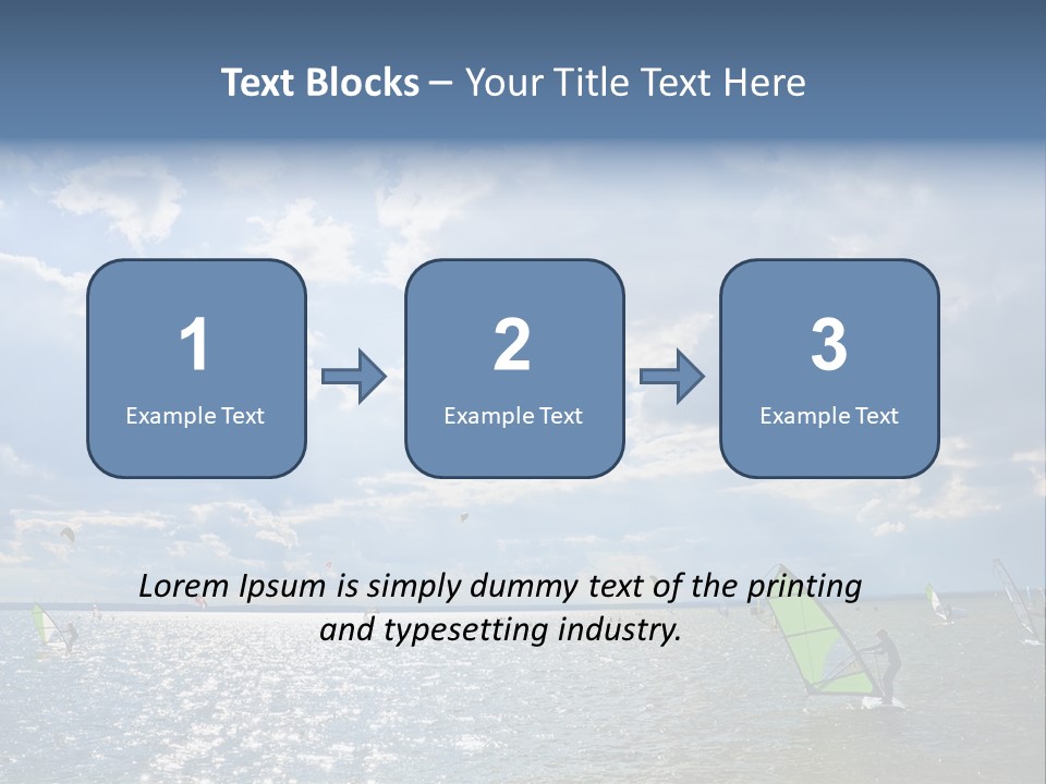 Balance Ocean Sail PowerPoint Template