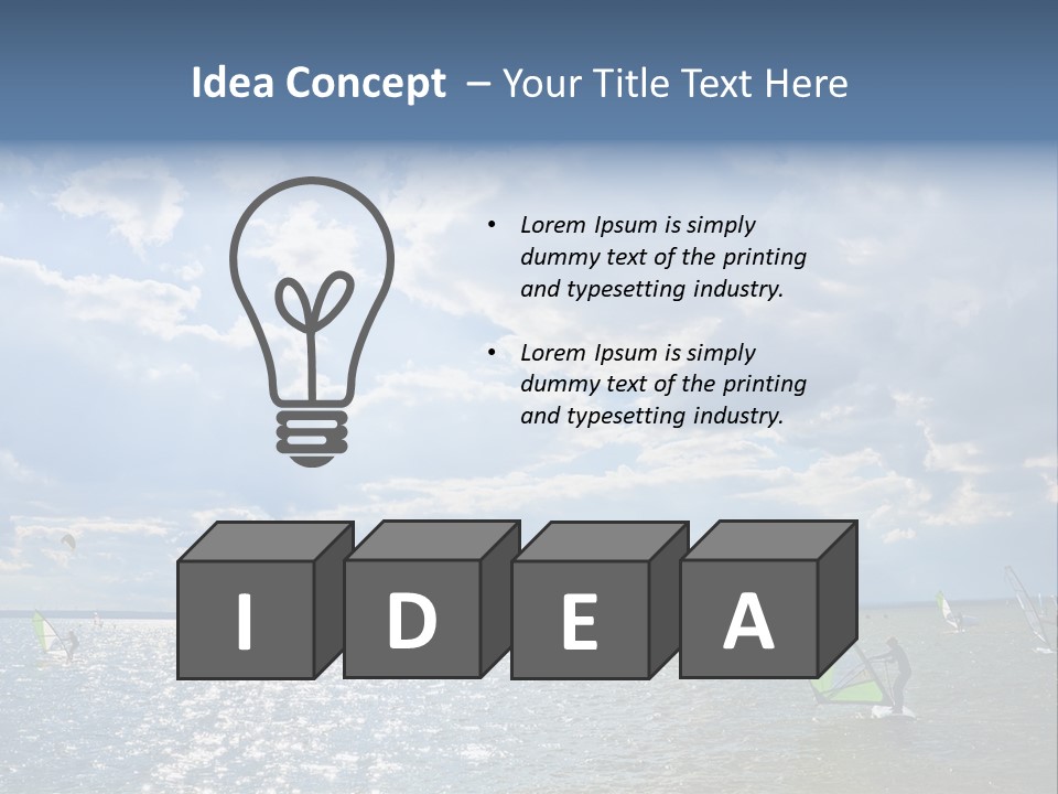 Balance Ocean Sail PowerPoint Template