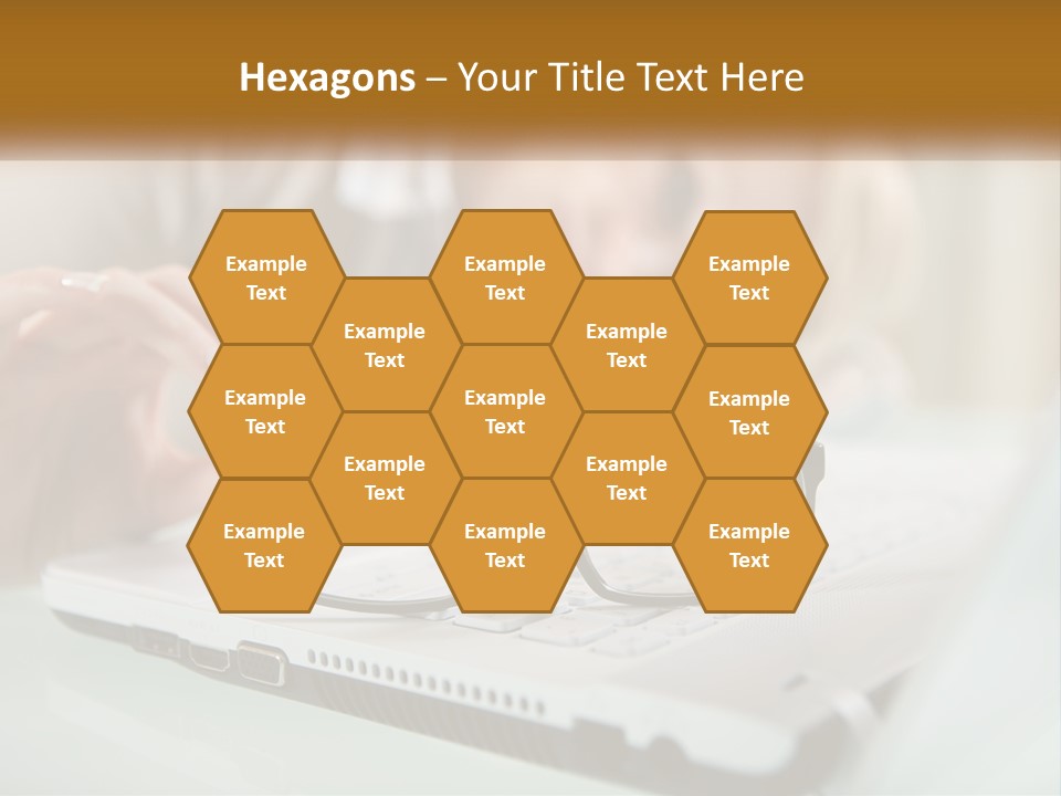 Office Table Lying PowerPoint Template