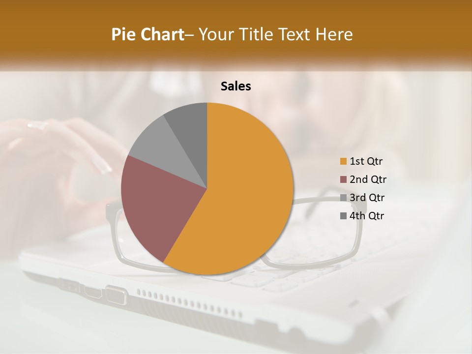 Office Table Lying PowerPoint Template