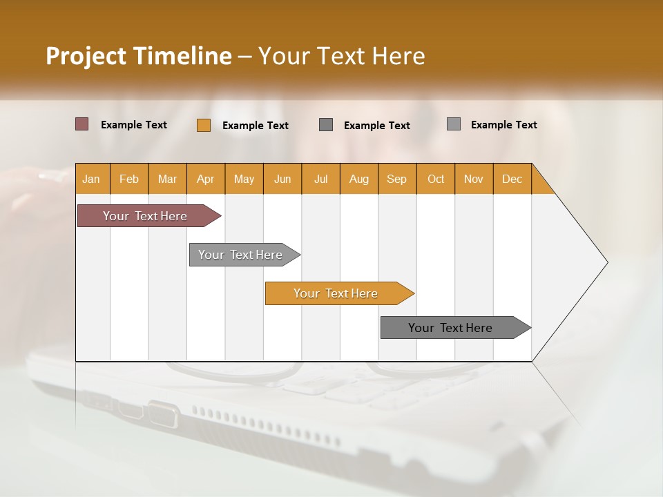 Office Table Lying PowerPoint Template