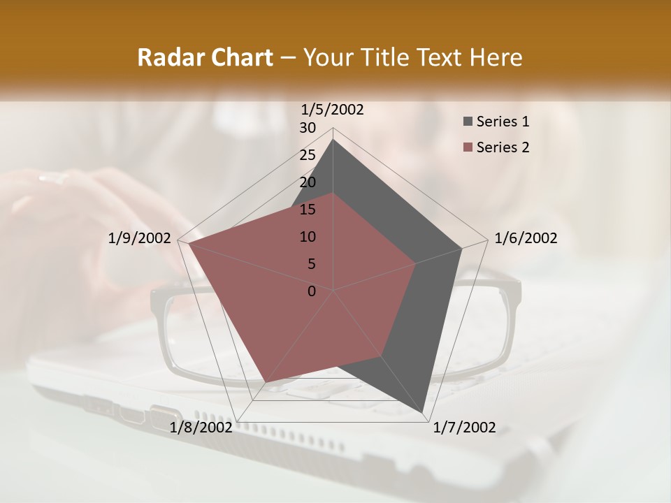 Office Table Lying PowerPoint Template
