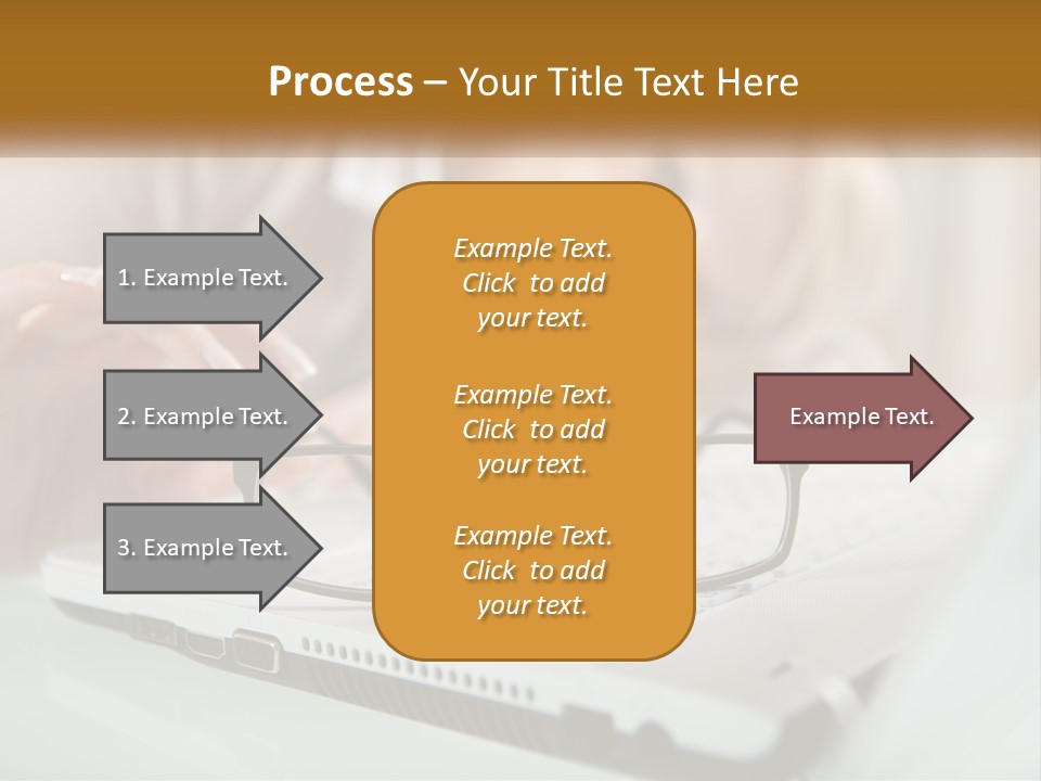 Office Table Lying PowerPoint Template