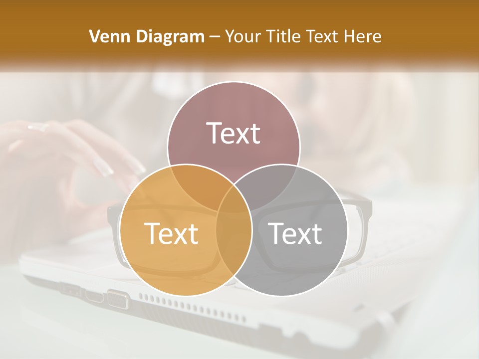 Office Table Lying PowerPoint Template