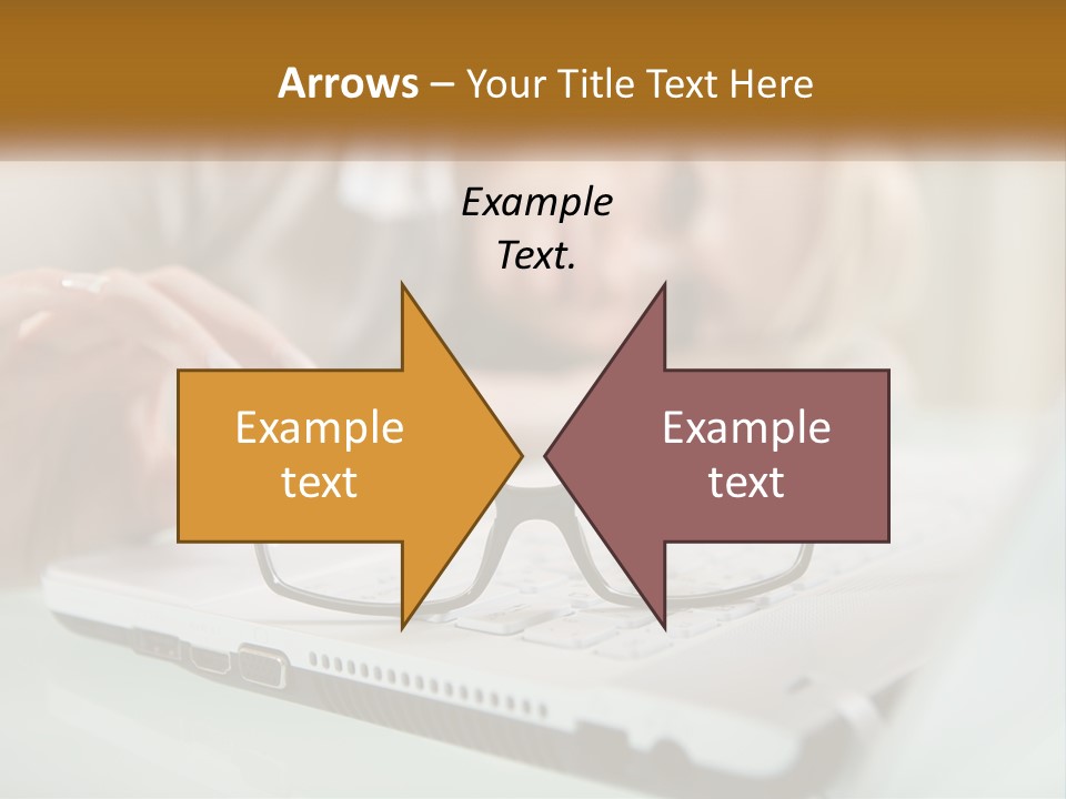 Office Table Lying PowerPoint Template