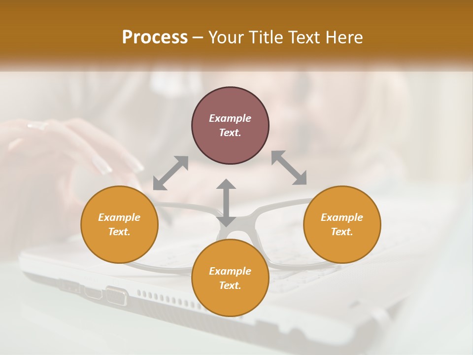 Office Table Lying PowerPoint Template
