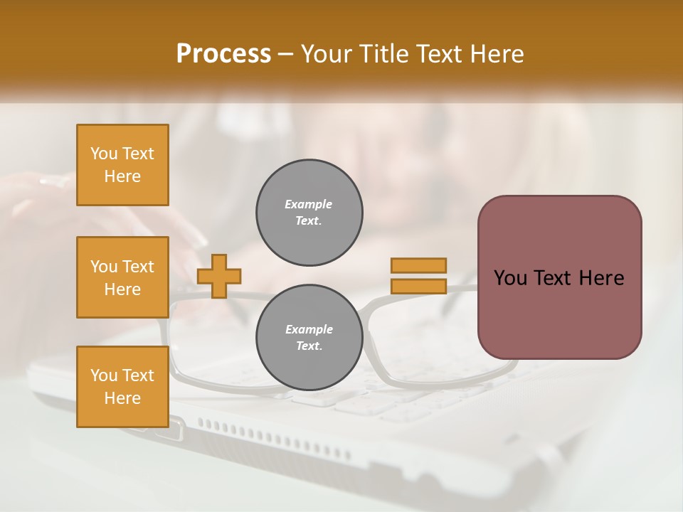 Office Table Lying PowerPoint Template