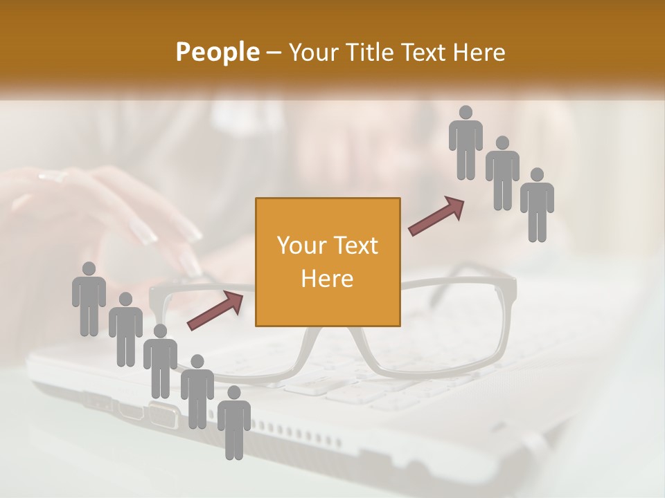 Office Table Lying PowerPoint Template