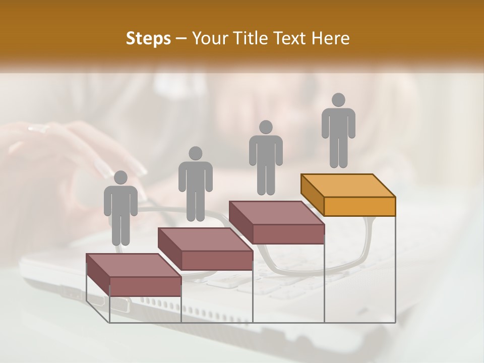 Office Table Lying PowerPoint Template