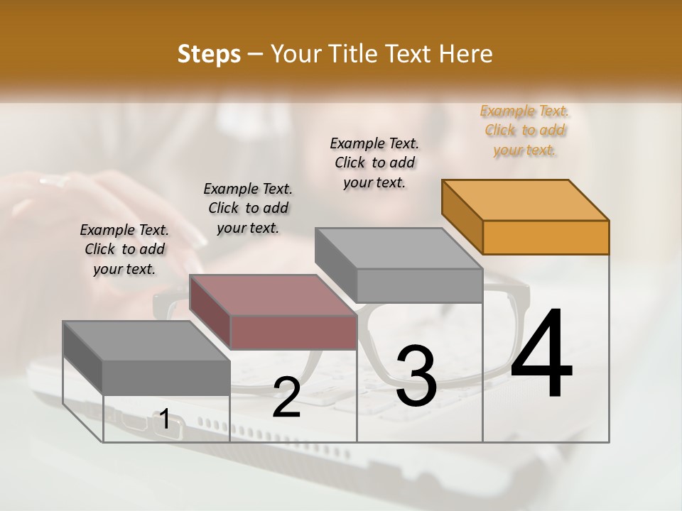 Office Table Lying PowerPoint Template